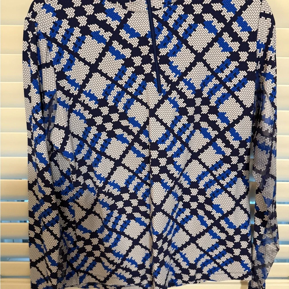 IBKUL ladies long sleeve top Large .. like new - Picture 1 of 4